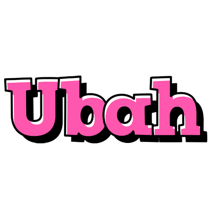 Ubah girlish logo