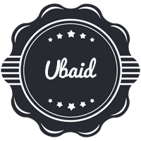 Ubaid badge logo