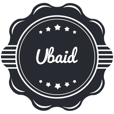 Ubaid badge logo