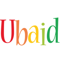 Ubaid birthday logo