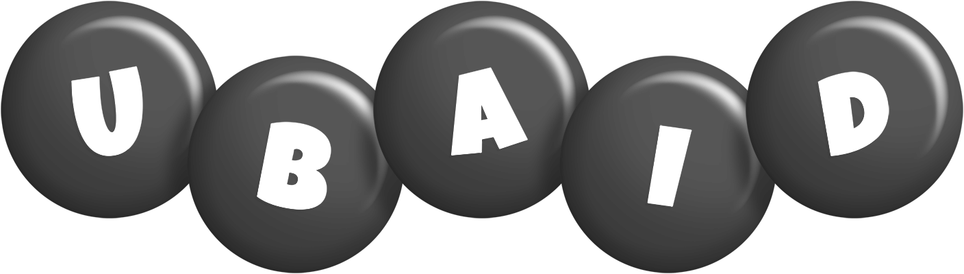 Ubaid candy-black logo