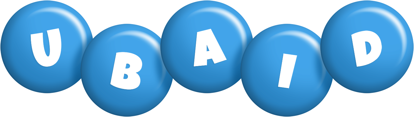 Ubaid candy-blue logo