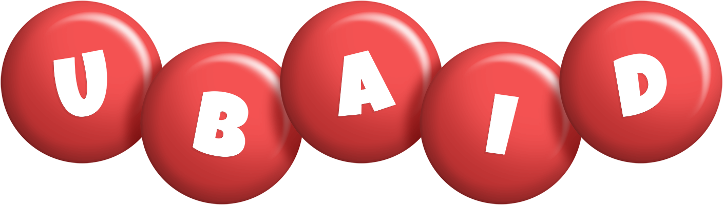 Ubaid candy-red logo