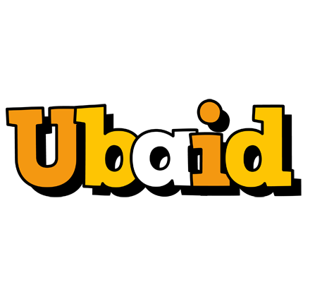 Ubaid cartoon logo