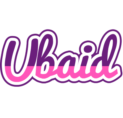Ubaid cheerful logo