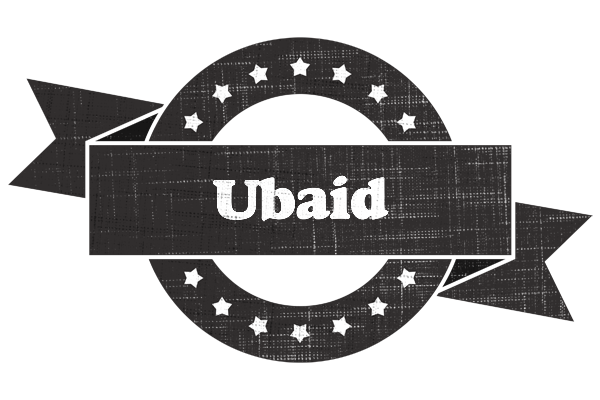 Ubaid grunge logo