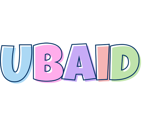 Ubaid pastel logo