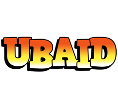 Ubaid sunset logo