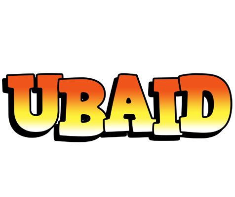 Ubaid sunset logo