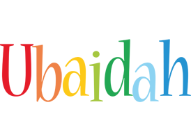 Ubaidah birthday logo