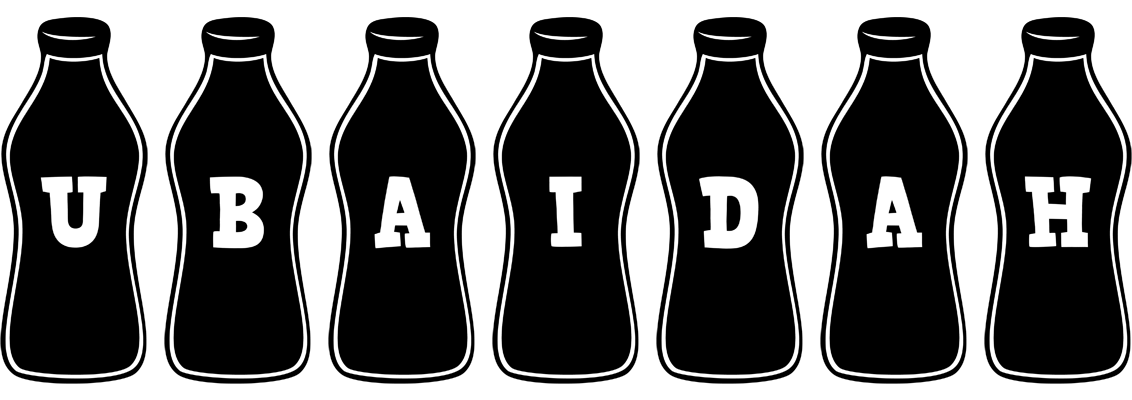Ubaidah bottle logo