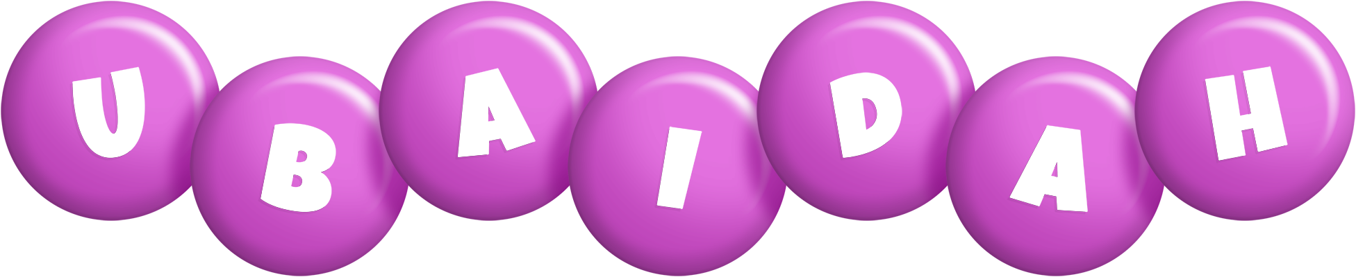 Ubaidah candy-purple logo