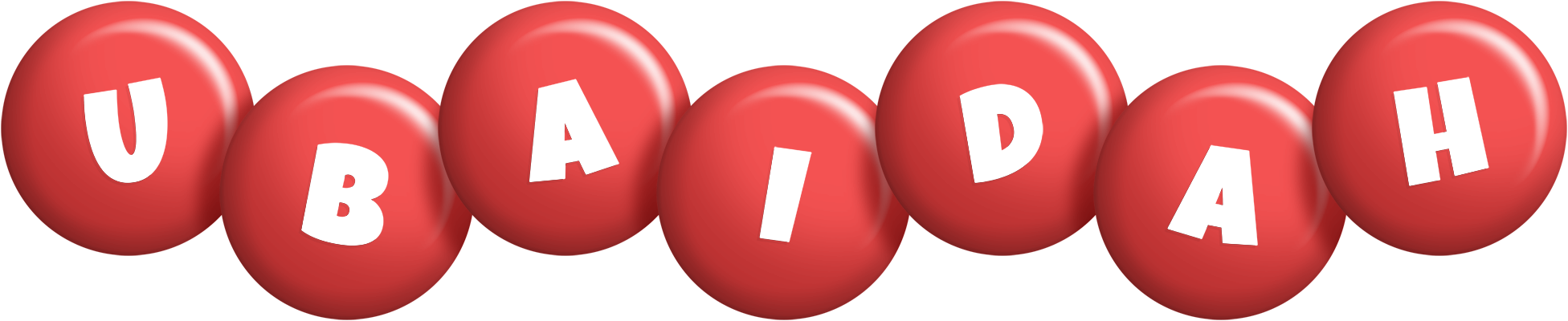 Ubaidah candy-red logo