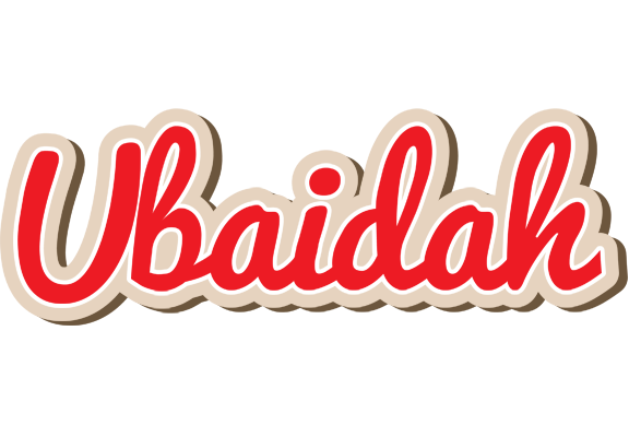 Ubaidah chocolate logo
