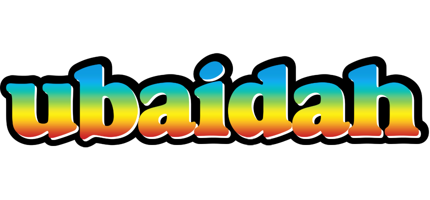 Ubaidah color logo