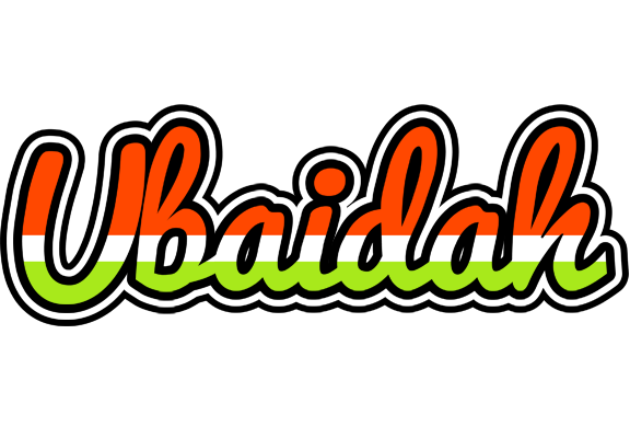 Ubaidah exotic logo