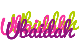 Ubaidah flowers logo