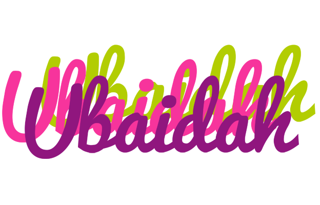 Ubaidah flowers logo