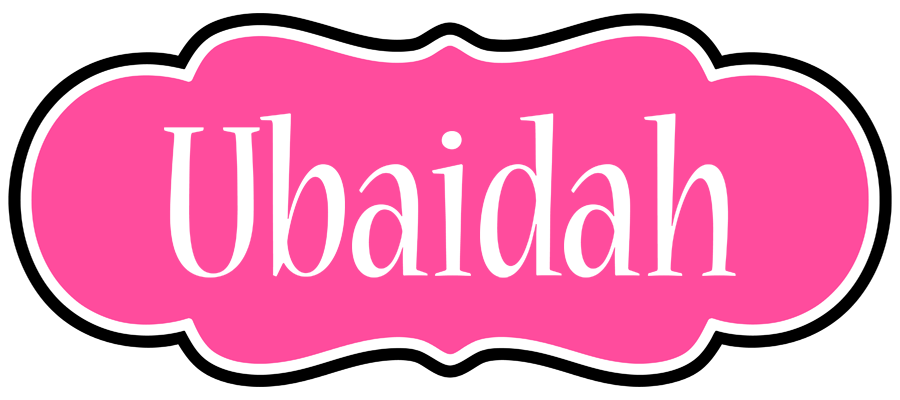 Ubaidah invitation logo