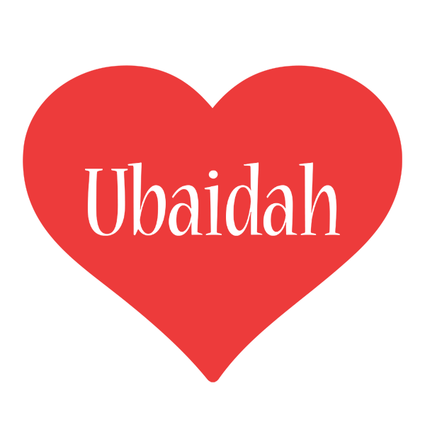 Ubaidah love logo