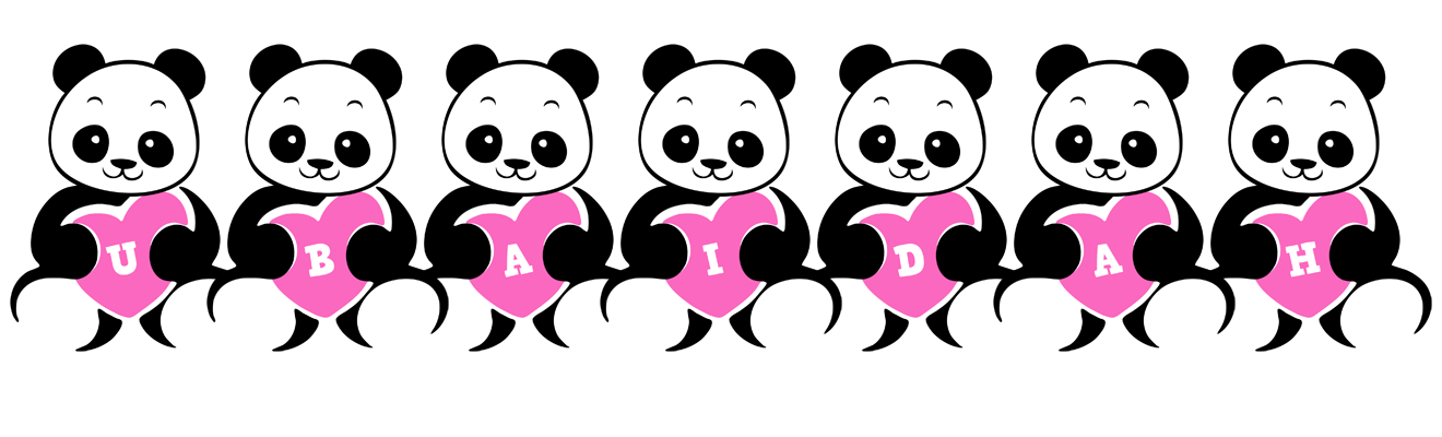 Ubaidah love-panda logo
