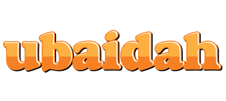 Ubaidah orange logo