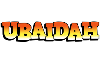 Ubaidah sunset logo