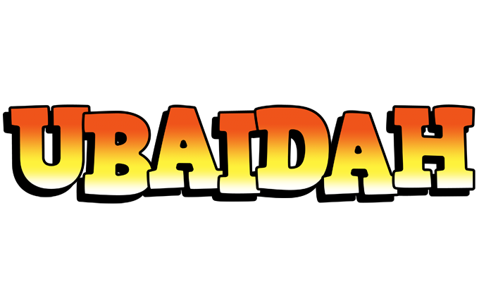 Ubaidah sunset logo