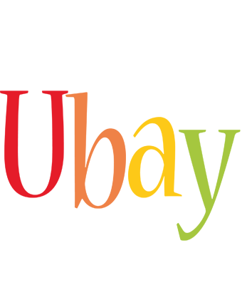 Ubay birthday logo