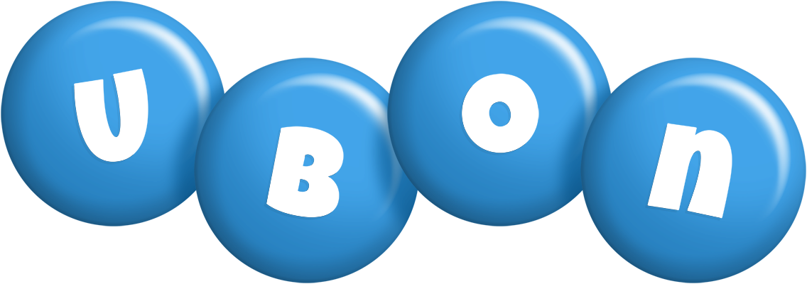 Ubon candy-blue logo