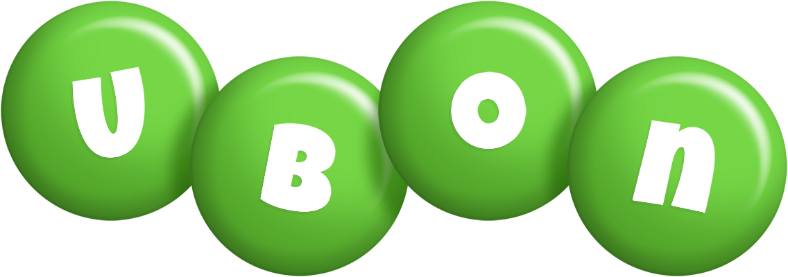 Ubon candy-green logo