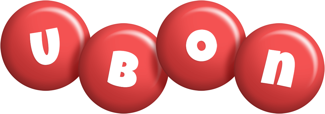 Ubon candy-red logo