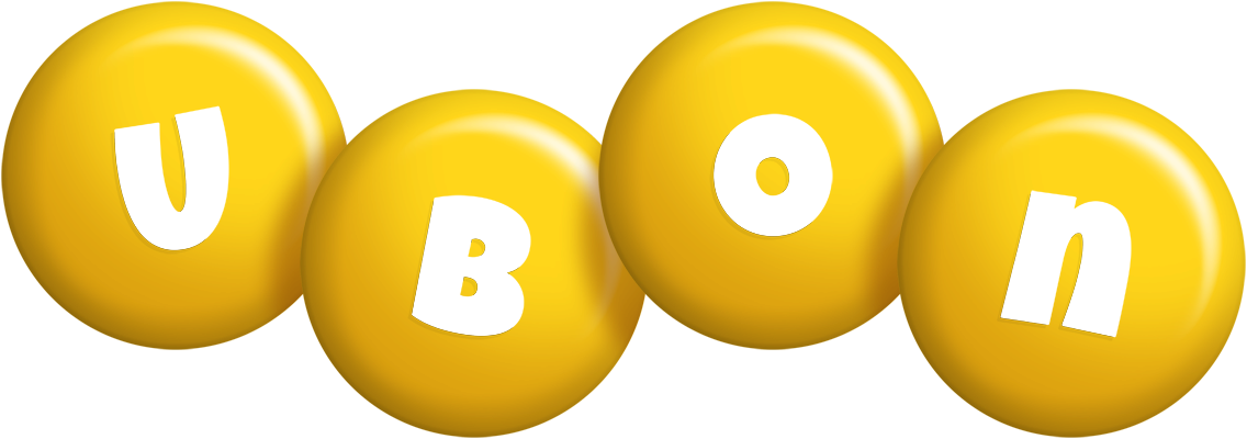 Ubon candy-yellow logo
