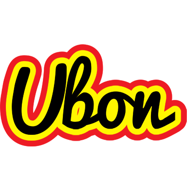 Ubon flaming logo