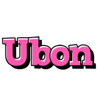 Ubon girlish logo