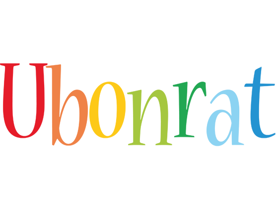 Ubonrat birthday logo