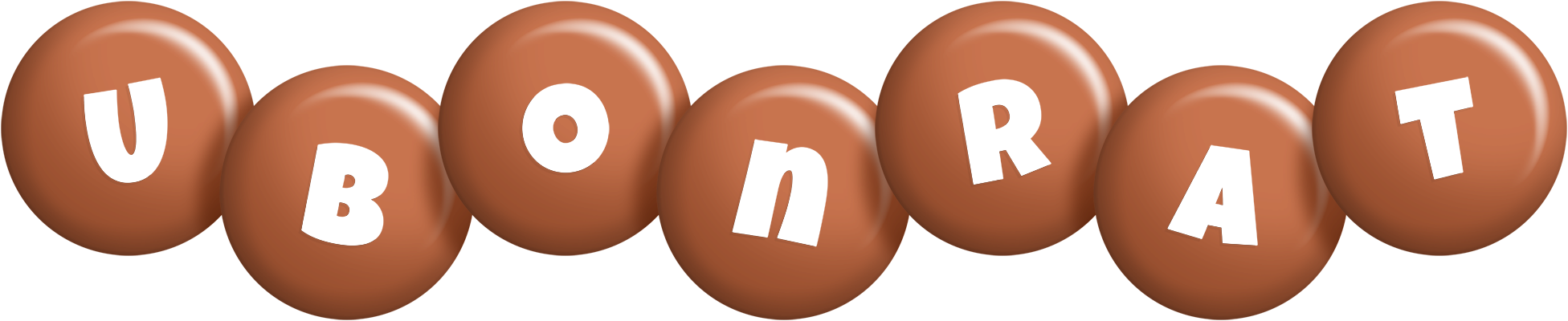 Ubonrat candy-brown logo