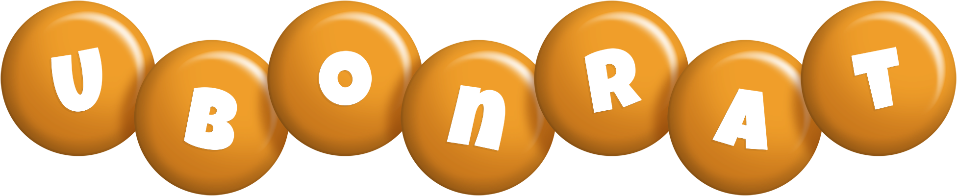 Ubonrat candy-orange logo
