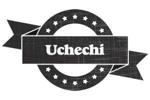 Uchechi grunge logo