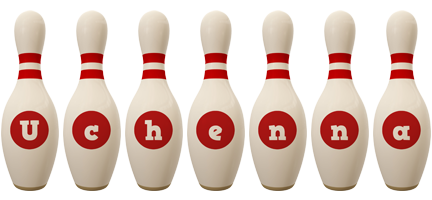 Uchenna bowling-pin logo