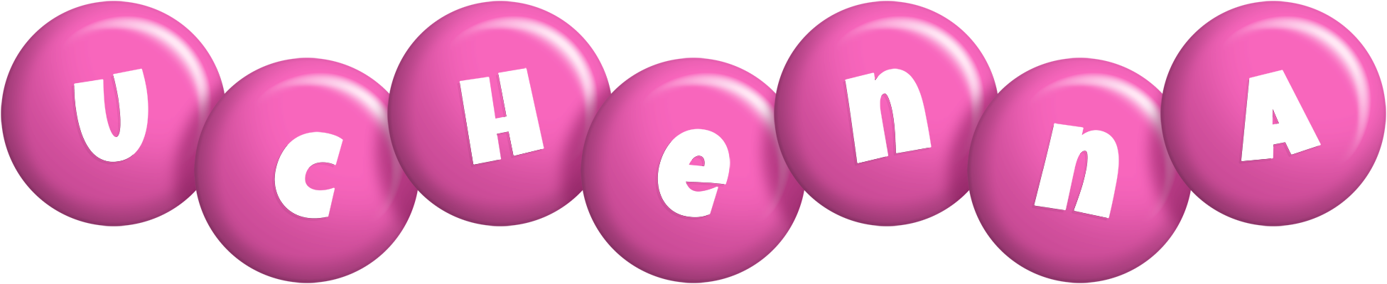 Uchenna candy-pink logo