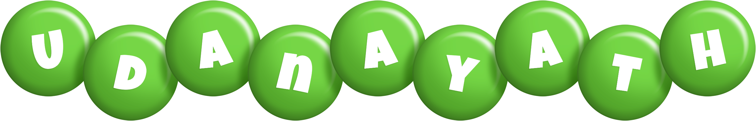 Udanayath candy-green logo