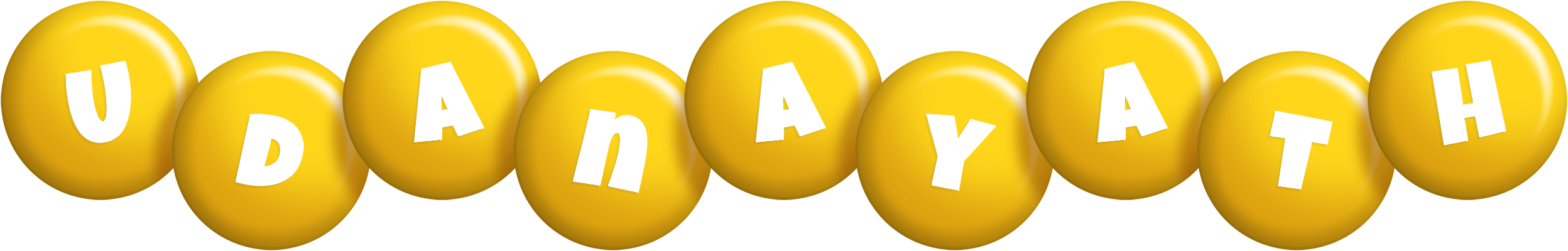 Udanayath candy-yellow logo