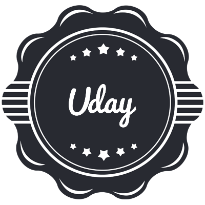 Uday badge logo