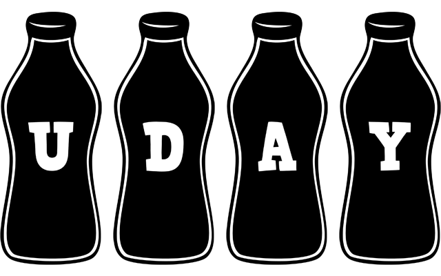 Uday bottle logo