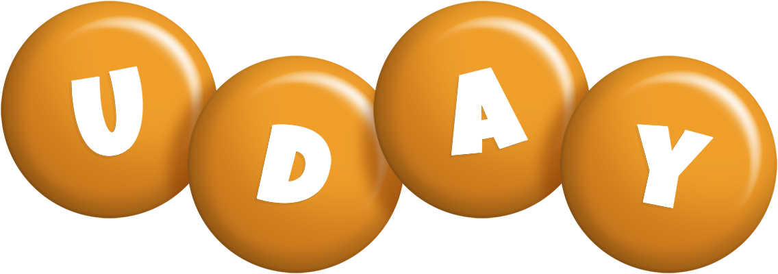 Uday candy-orange logo