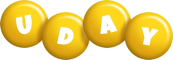 Uday candy-yellow logo