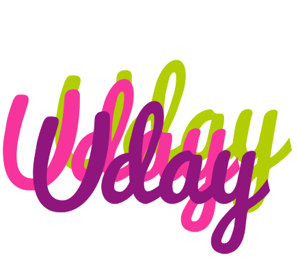 Uday flowers logo