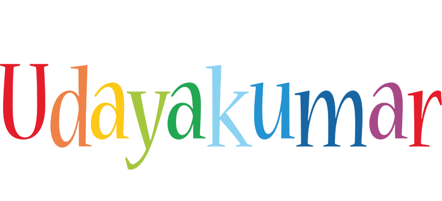 Udayakumar birthday logo