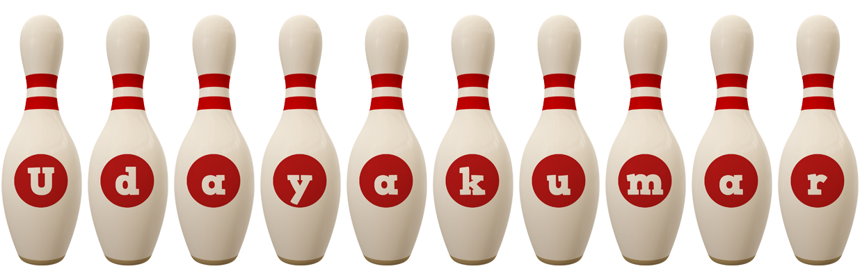 Udayakumar bowling-pin logo